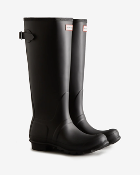 Imagen de Hunter Bota de lluvia Original caña alta ajustable Mujer - Negro