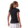 Imagen de FILA Basic Remera manga corta de tenis para mujer - Negro/Rojo