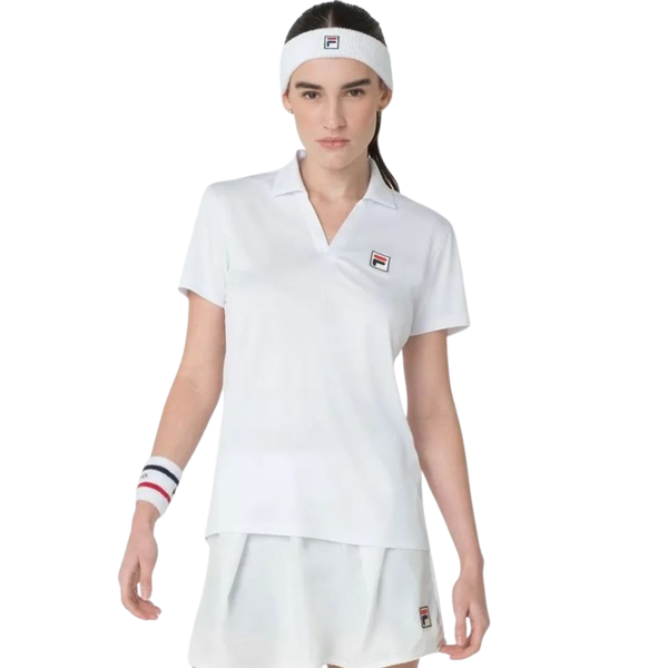 Imagen de FILA F-box tennis basic Polo tenis para mujer - Blanco/Marino